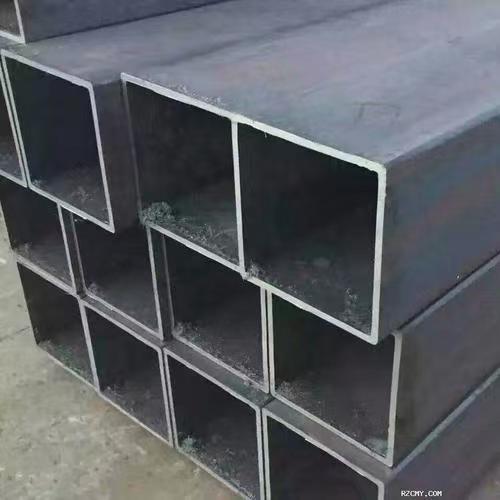 Lecong Black Square Square Tube Square Through Circle to Square Curtain Wall Special Processing Galvanized Pull Bend 50 * 100 * 3.5 Q355