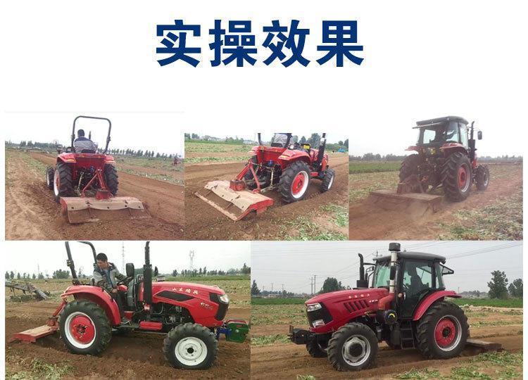 Manufacturer's stock Lovol 704 agricultural tractor with four-wheel drive and high configuration 904 rotary plow has strong power