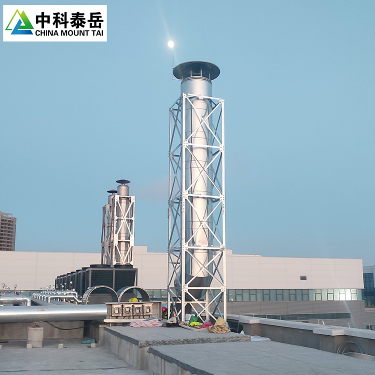 Zhongke Taiyue Angle Steel Chimney Tower, Glass Fiber Reinforced Plastic Chimney Tower, Industrial Tower Type Chimney Quality Assurance