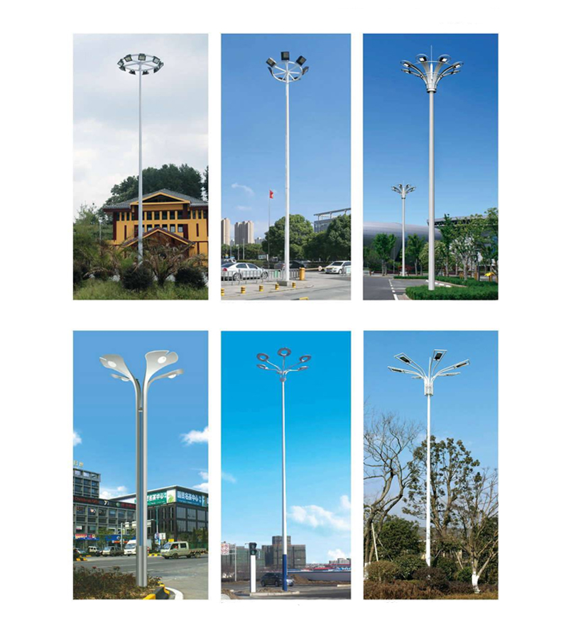 Jiacheng Elevating Plaza Stadium Pier Lighting Circular Half Circular Light Plate High Pole Light 15-40 meters