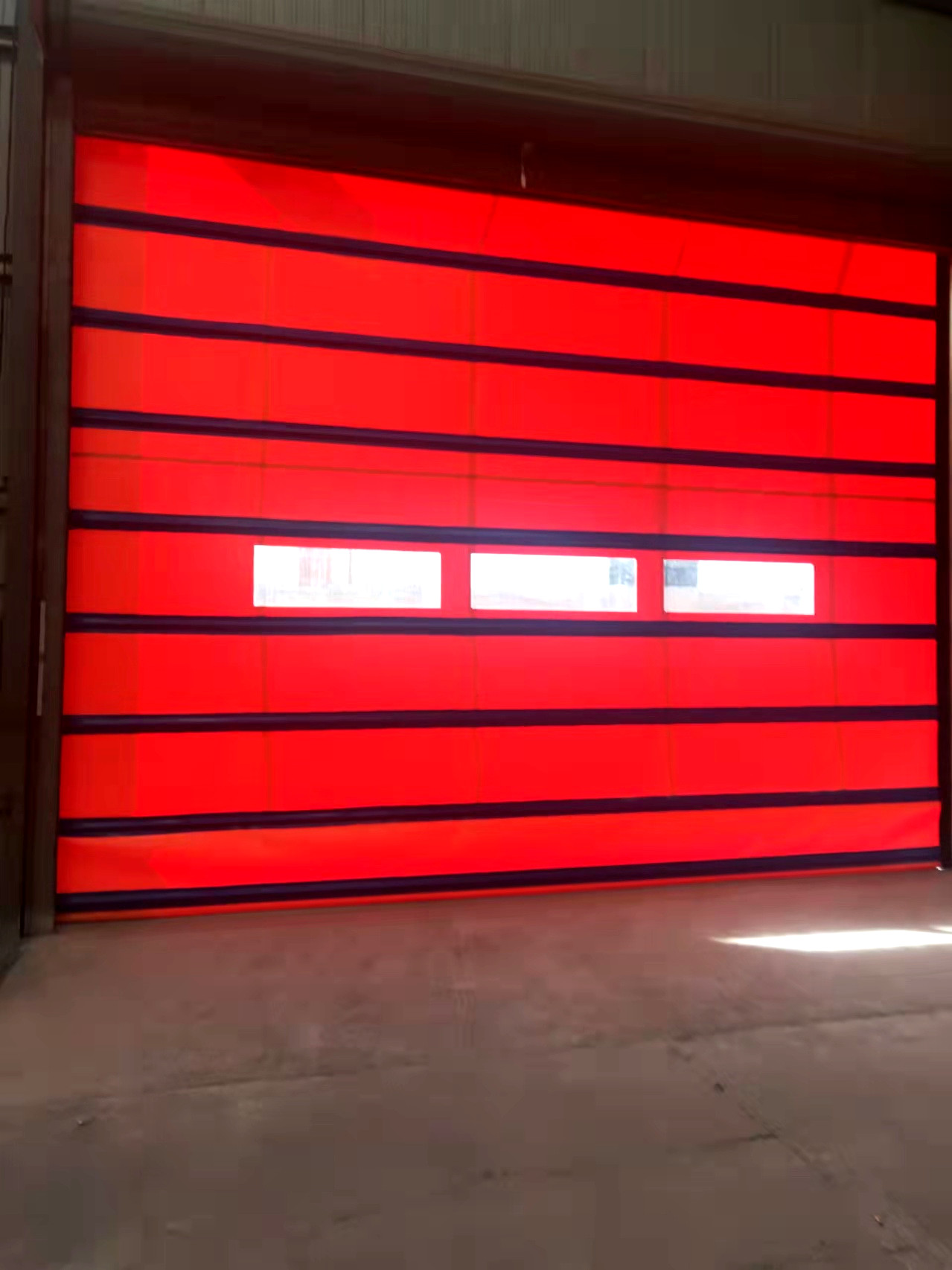 Food fast Roller shutter factory automatic induction lifting switch fast door factory wholesale color customization