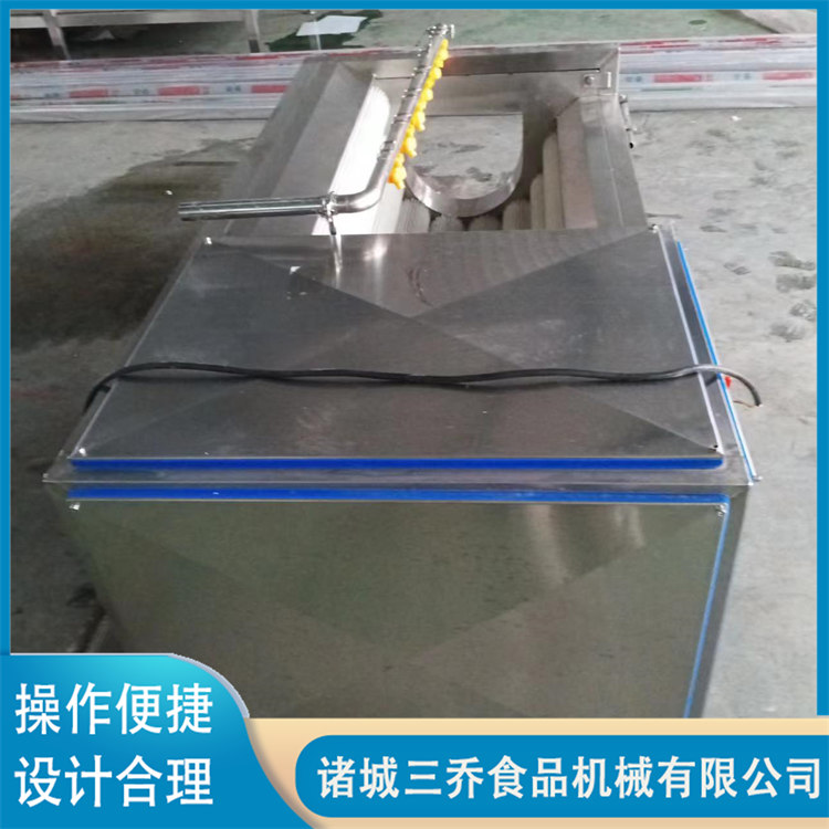 Fully automatic roller peeling and cleaning machine, snail and jujube cleaning equipment, lotus root brush cleaning assembly line