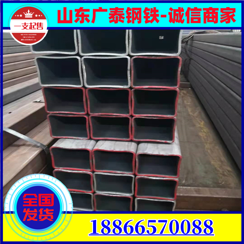 Customized manufacturer of Q355D non-standard seamless square rectangular pipe, large diameter thick walled square steel pipe, 100 * 100 square pipe