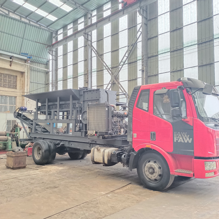 500x750 jaw mobile crusher vehicle mounted Construction waste crusher Hengxingrong Machinery