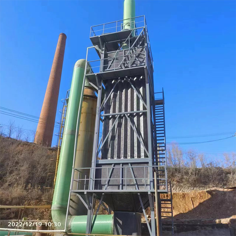 Regenerated resource incineration flue gas treatment equipment Junlei tunnel kiln flue gas processor wet electrostatic smoke removal equipment