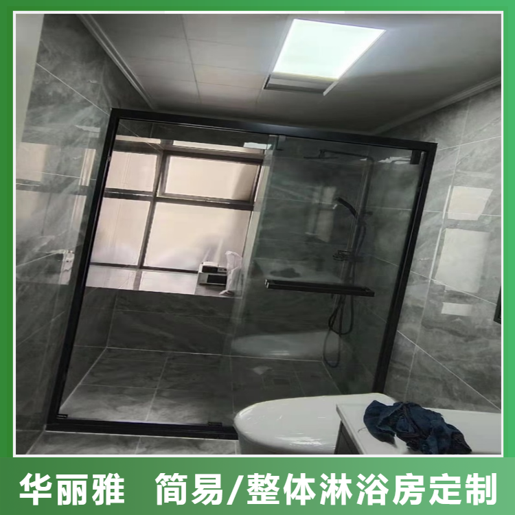 Customized size of a simple bathroom, home bathroom, integrated home stainless steel shower room