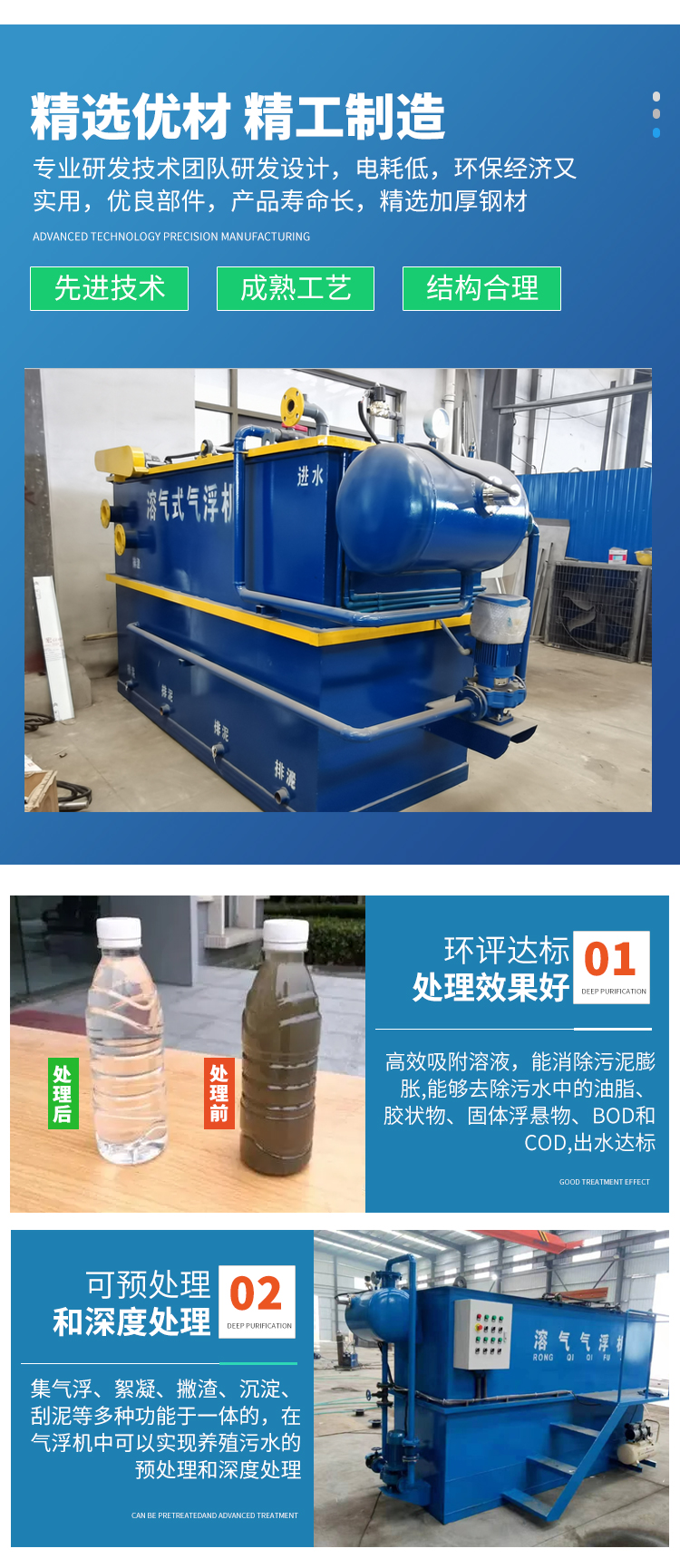 Paper wastewater treatment facilities, pulp wastewater reuse equipment, printing and dyeing wastewater treatment equipment