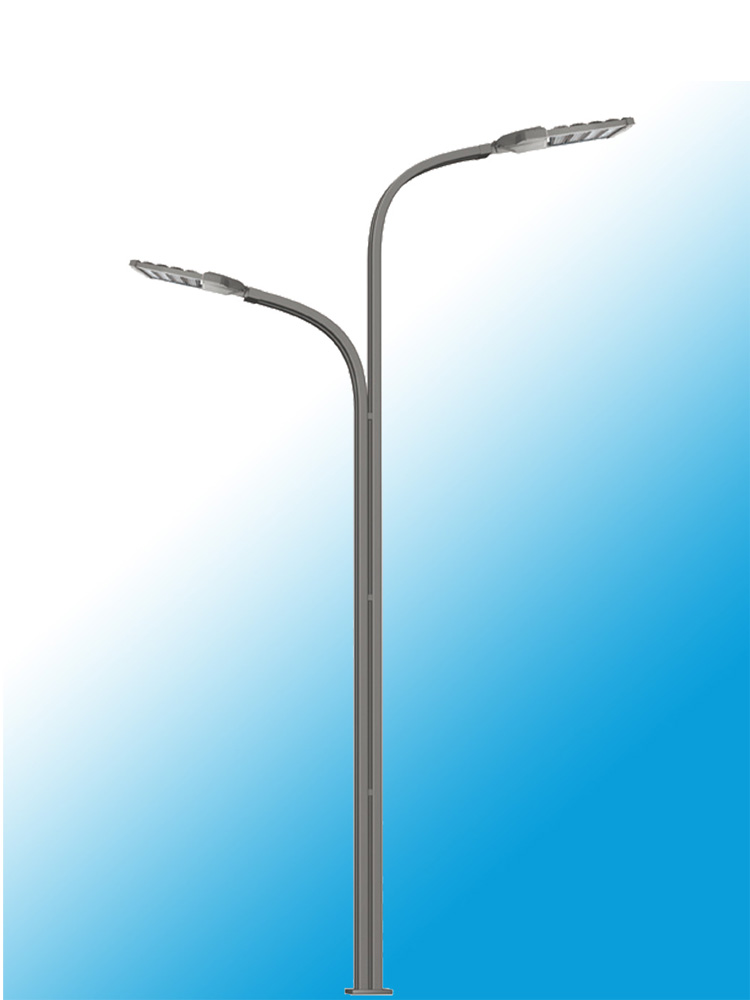 New Yan Lighting Sodium Lamp Cap 8m 400w Double Arm Street Lamp Source Manufacturer Quality Assurance