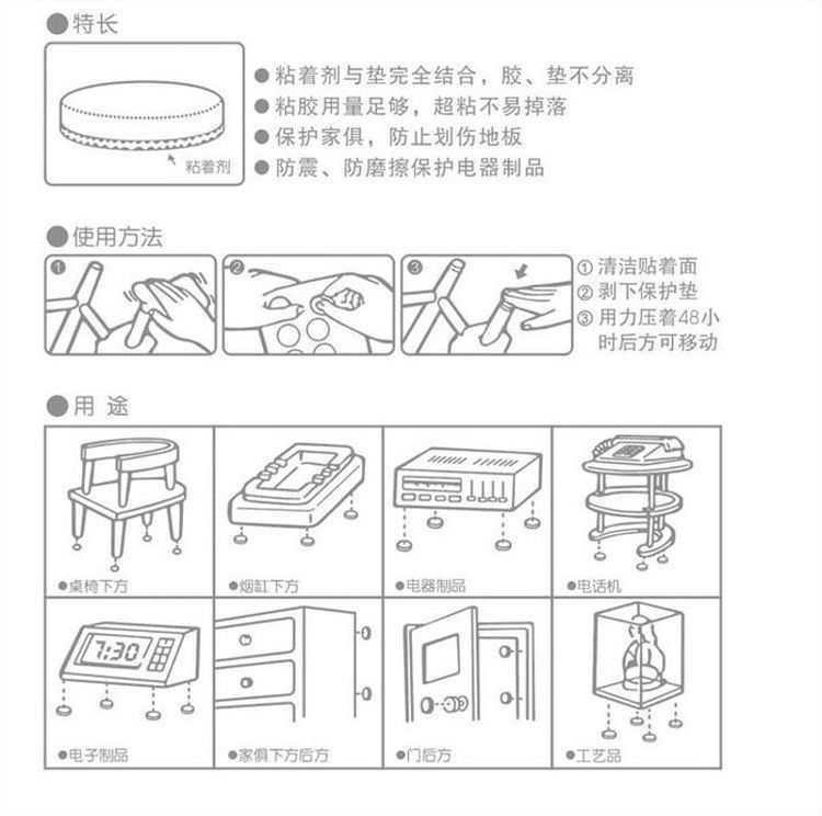 Professional processing of die-cut EVA foam EVA rubber pad EVA shockproof self-adhesive sponge pad can be customized