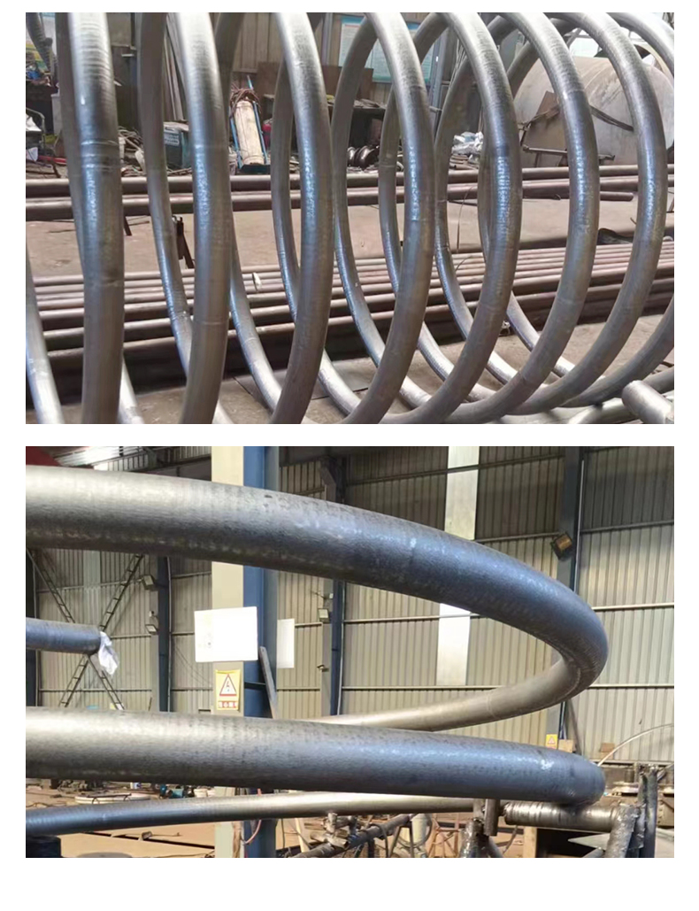 Stainless steel coil material inside the cylinder, steam coil wing, high customized processing, suitable for the petrochemical and power industries