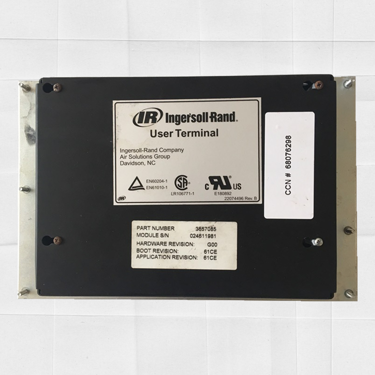 Ingersoll Rand centrifuge controller 68076298 screw compressor display screen 22110399 with program