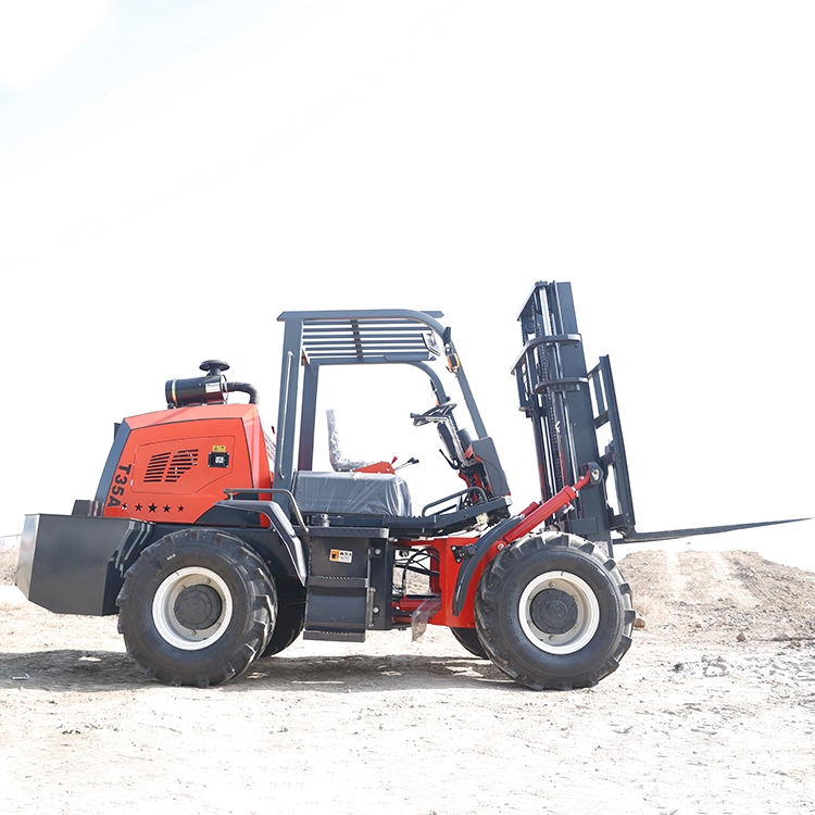 Storage and transportation using VOTE fuel forklifts, side moving high-level forklifts, four-wheel drive off-road forklifts