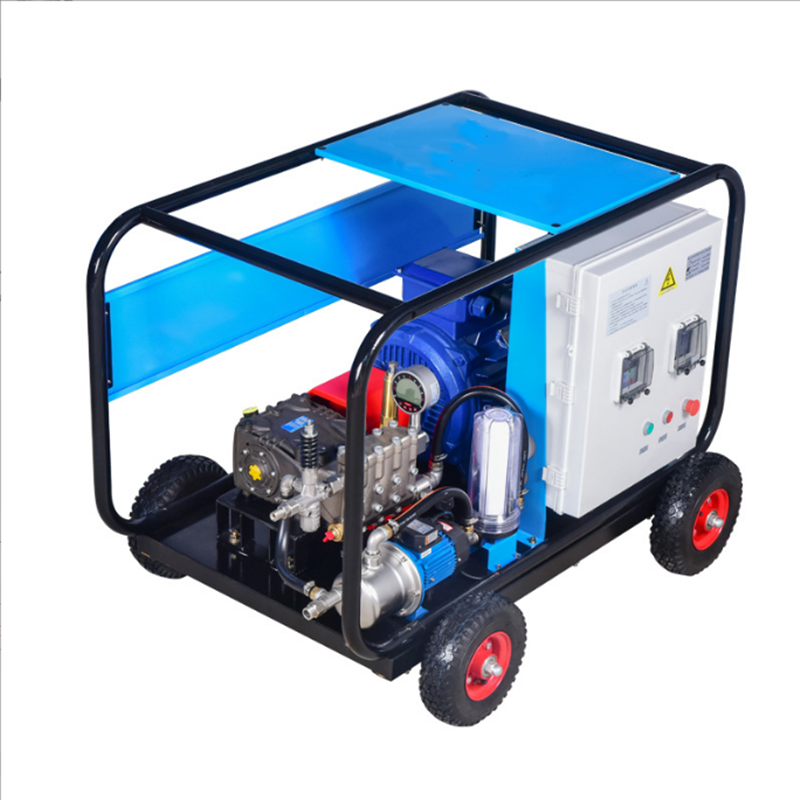 Oil pollution industry high-pressure cleaning machine Iron plate rust and scale removal cleaning machine New process High pressure water jet cleaning machine