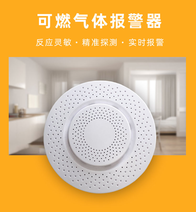 Combustible Gas Alarm Home Kitchen Methane Propane Monitoring IoT NB IoT Transmission Detector