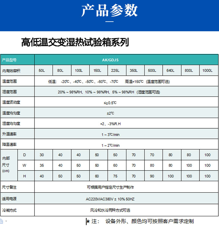 High and low temperature alternating humidity and heat test chamber series constant temperature and humidity testing machine programmable aging testing machine