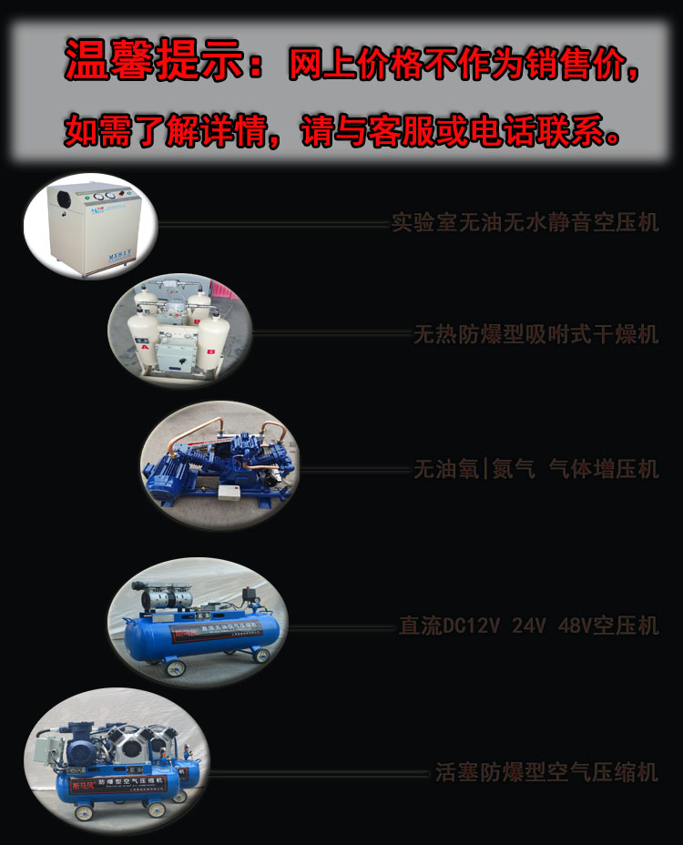 Wholesale price of 24V small air pump air compressor DC48V DC compressor for mobile service vehicles