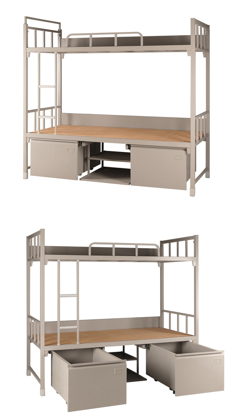 Camp Bunk bed standard bed steel thickened bed electrostatic spraying solid support customization