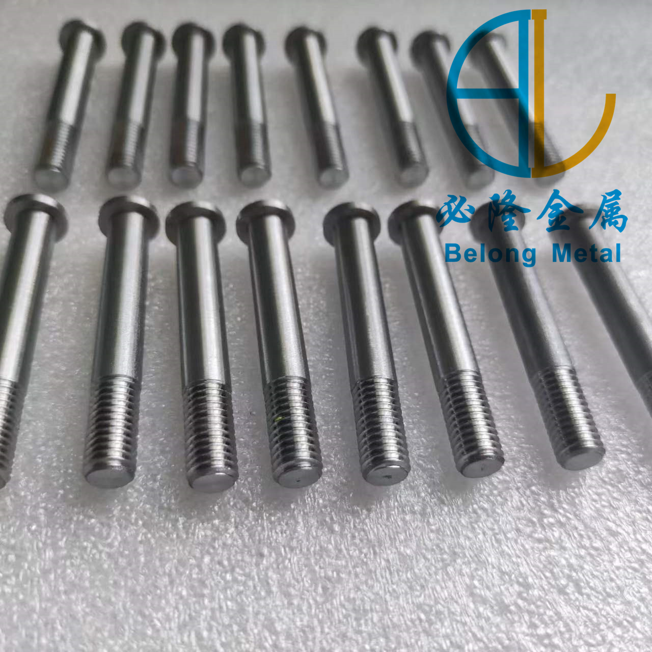 Molybdenum zirconium titanium alloy fastening bolts, TZM high-strength high-temperature and corrosion-resistant bolts