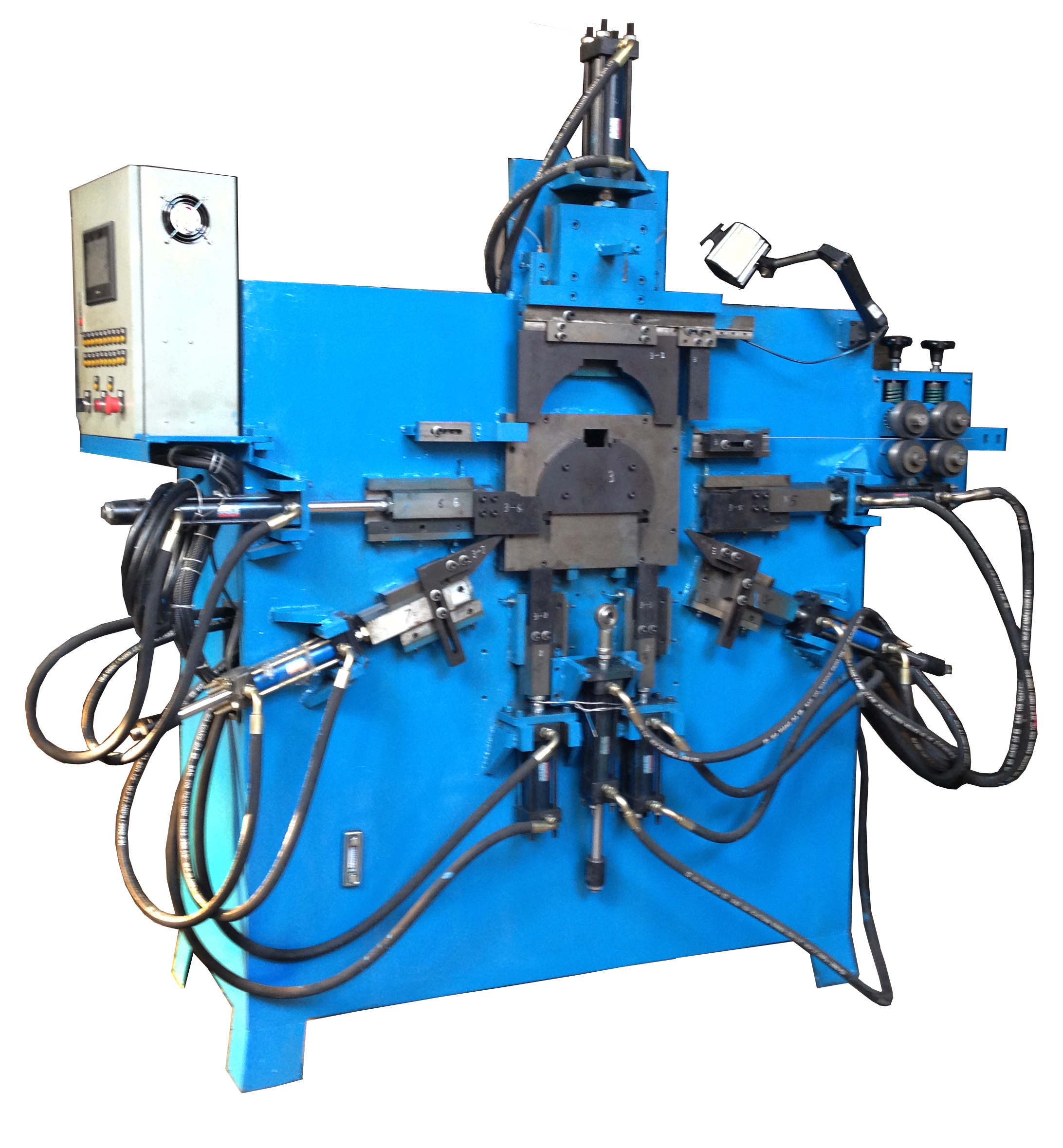 Fully automatic high-precision CNC operated hydraulic steel wire bucket handle manufacturing machine Bucket handle forming machine Wire Press brake