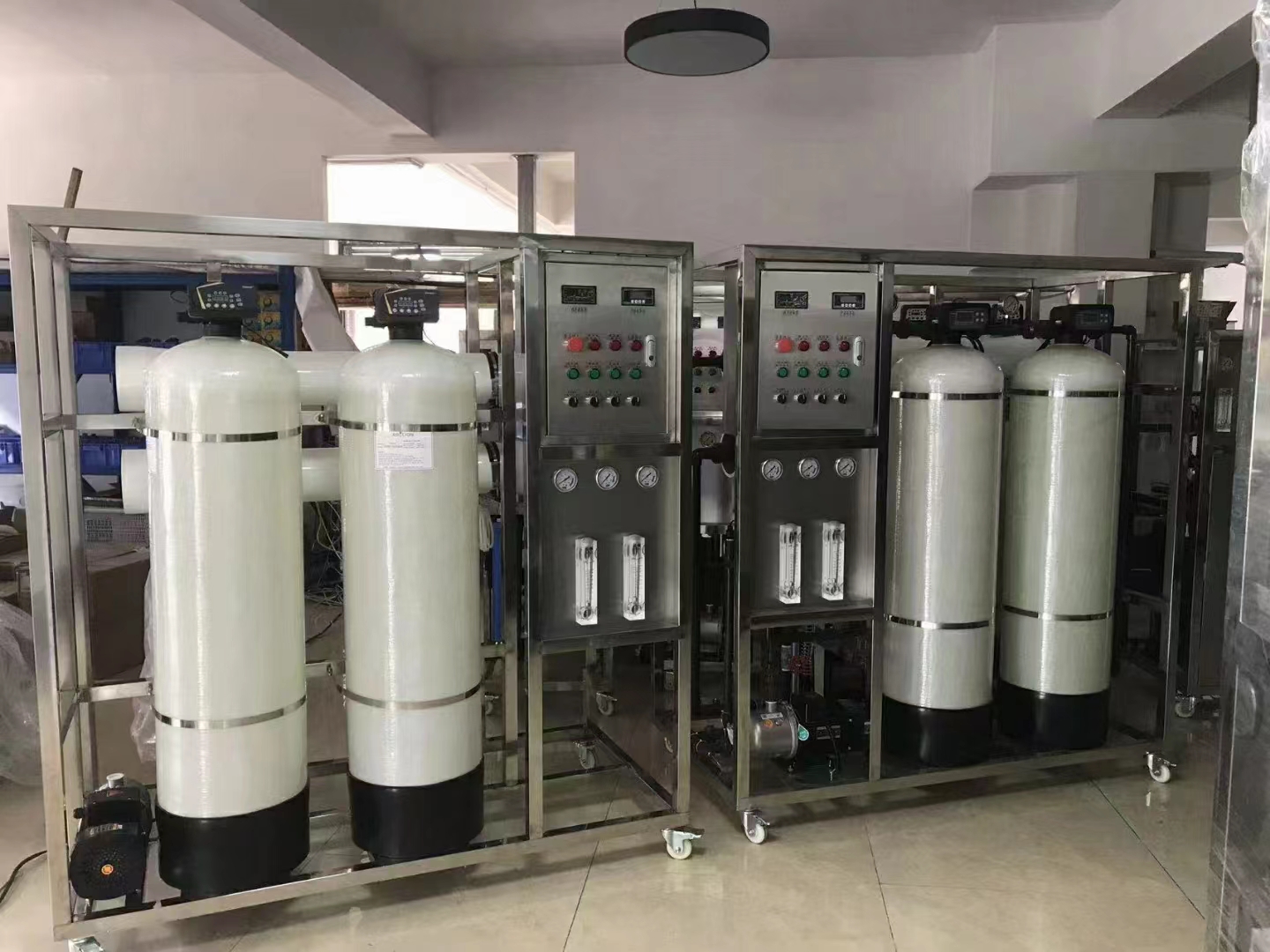 Water treatment equipment, raw water treatment equipment, water supply equipment, industrial sewage treatment