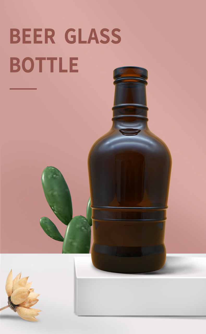 The glass manufacturer provides brown beer bottles, glass beverage bottles, transparent craft bottles, and brown glass bottles