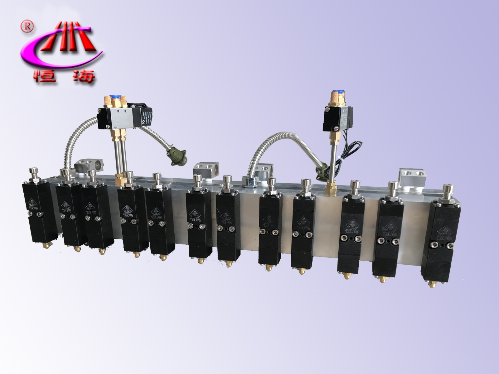 Supply of multi head Hot-melt adhesive line gun raw material composite special insulation wallboard