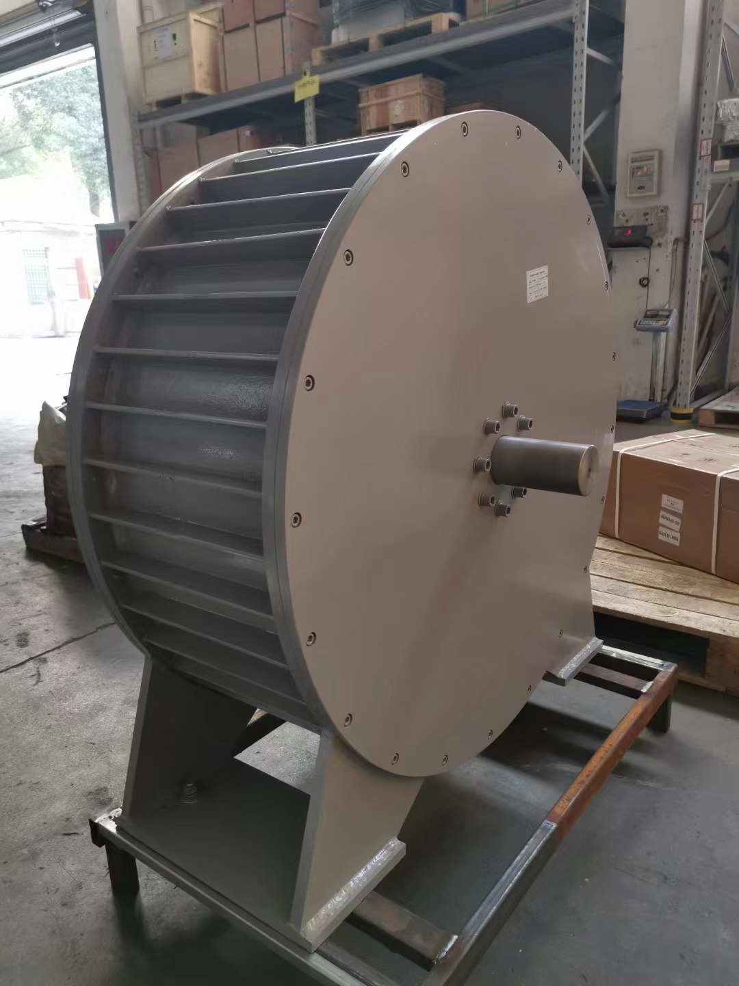 10kW 70 RPM low speed three-phase AC rare earth permanent magnet water-cooled horizontal generator motor for testing can be customized