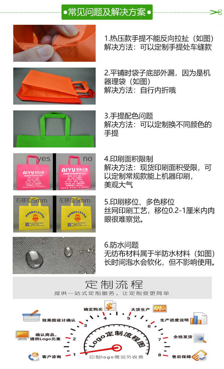 Waterproof film covering, environmentally friendly shopping, non-woven fabric bag, handbag, customized printing, logo, advertising vest, non-woven fabric bag