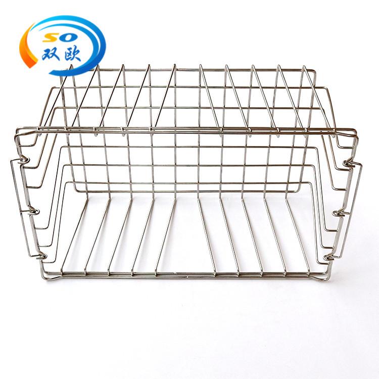 304 stainless steel medical standard sterilization basket, instrument loading basket, cleaning and disinfection net basket