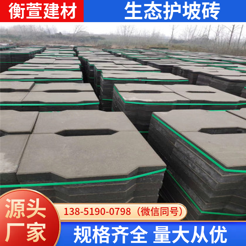 河道堤防用混凝土护坡砖 生态修复用 六角砖 多种规格