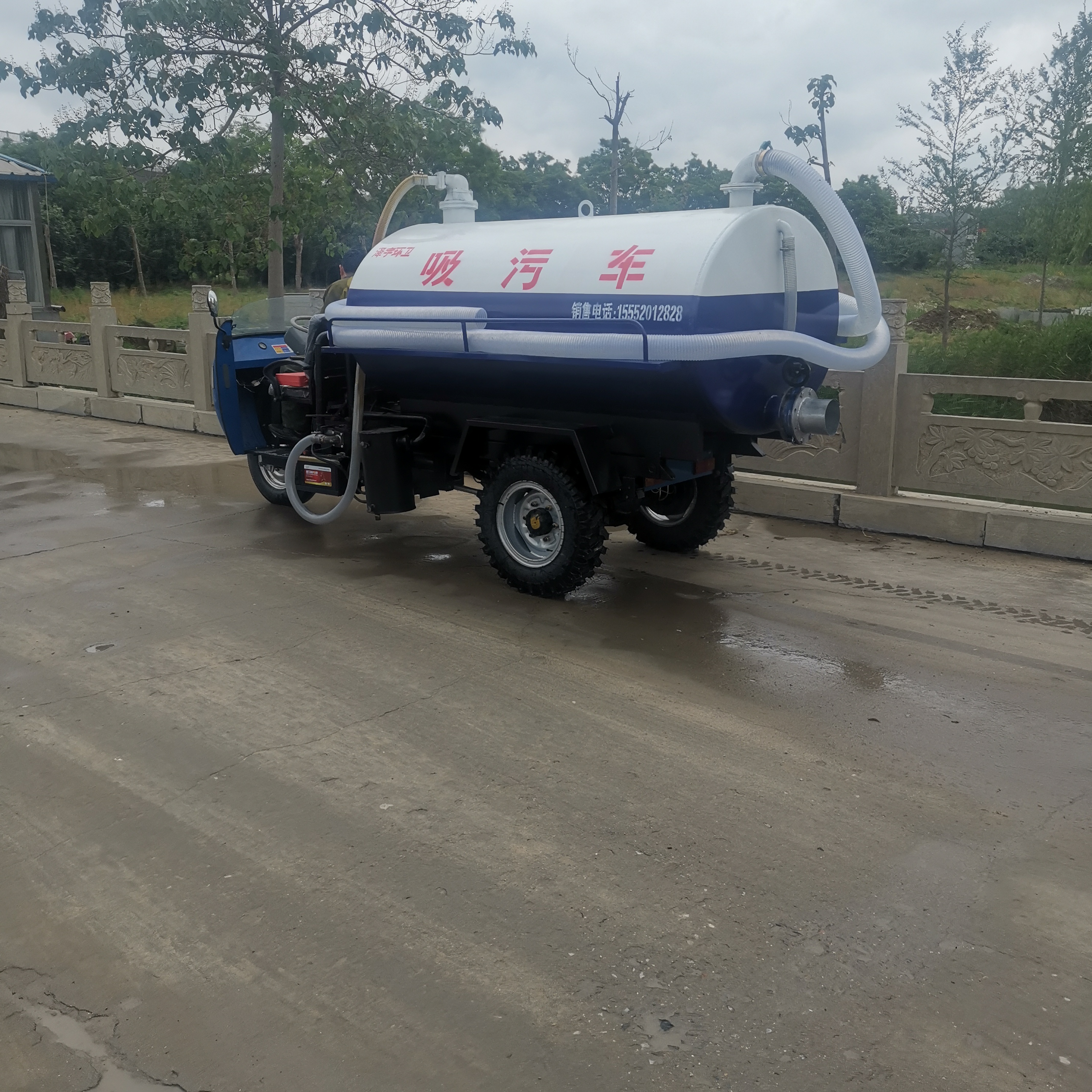 Zeyu Environmental Sanitation Rural Toilet Renovation Three wheeled Sept Suction Truck Small Five Marches Sept Extraction Truck Range Cheng Yuan