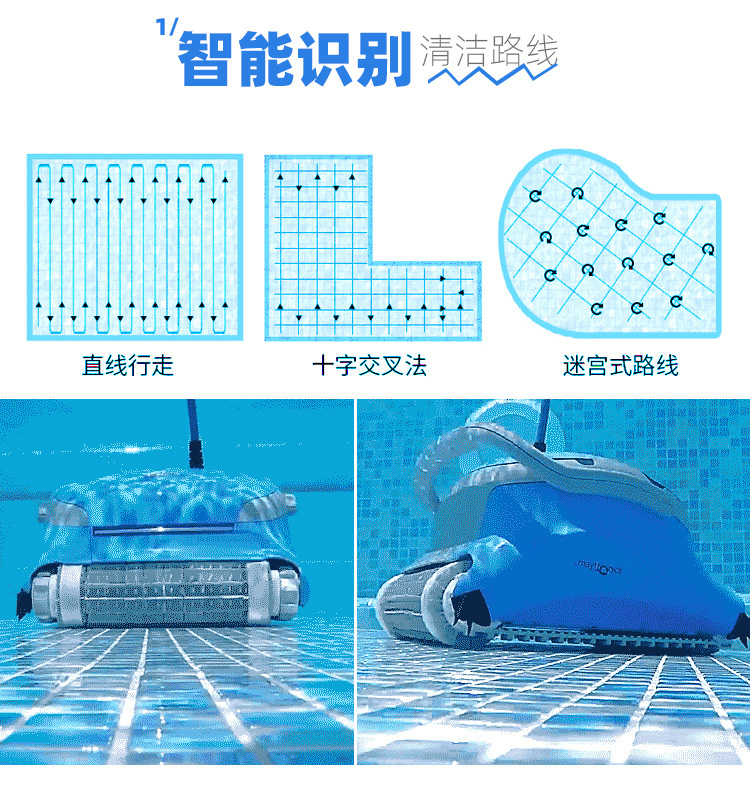 Natatorium full-automatic dirt suction machine Dolphin M250 wall climbing intelligent underwater cleaner cleaning equipment