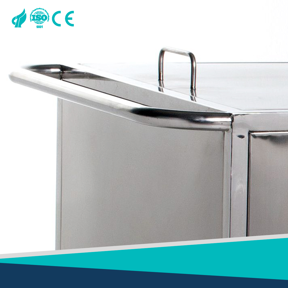 Medical stainless steel sterile vehicle B18 with sufficient space for upper and lower delivery structure application