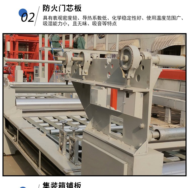 Three element roller press type lightweight partition board equipment, homogeneous insulation board production line, cement fiber board making machine