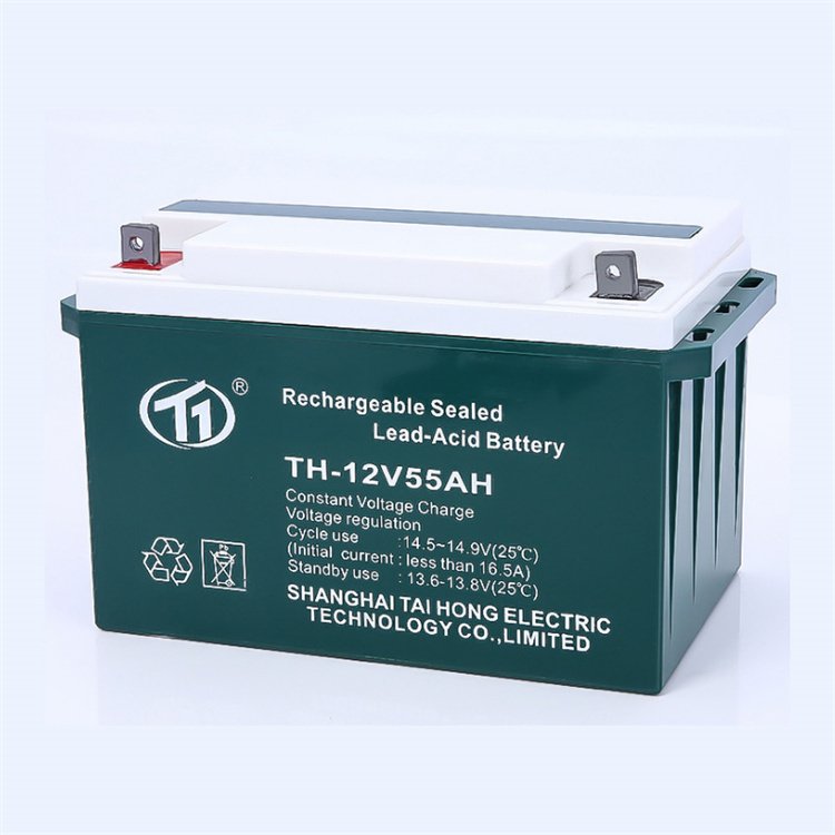 TH-12V55AH Energy Storage UPS/EPS Emergency Power Supply for Fire DC Screen of Taihong Battery