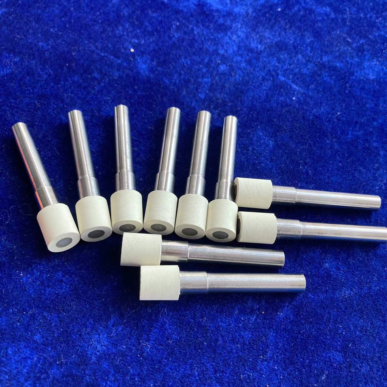 Ceramic diamond grinding head, powder metallurgy special polishing inner circle grinding rod, cylindrical W40 particle size