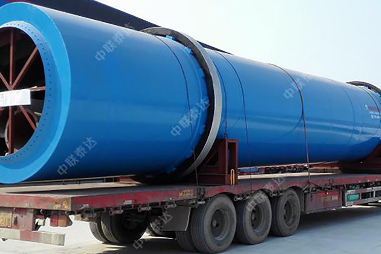 The rice stone dryer is manufactured by Zhonglian Teda with a 20 ton/hour rotating drum drying equipment