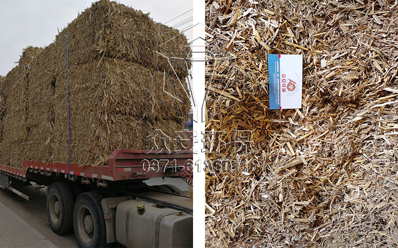 Crop straw crusher, palm straw, reed square bundle, round bundle, and bulk material shredder are energy-saving and environmentally friendly