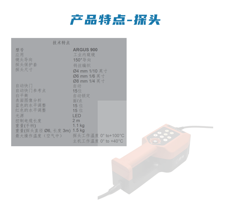 French EFER in situ detection FPI injection tool UV fluorescence endoscope TIVE&ARGUS900UV