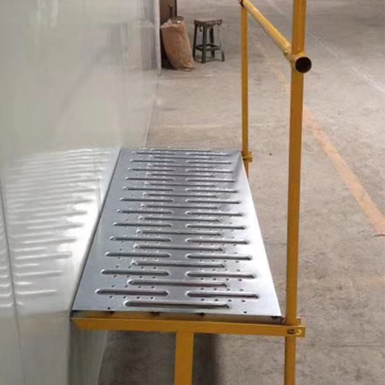 Crocodile mouth anti skateboard, wind power generation walkway board, anti slip punching board, produced by Depei