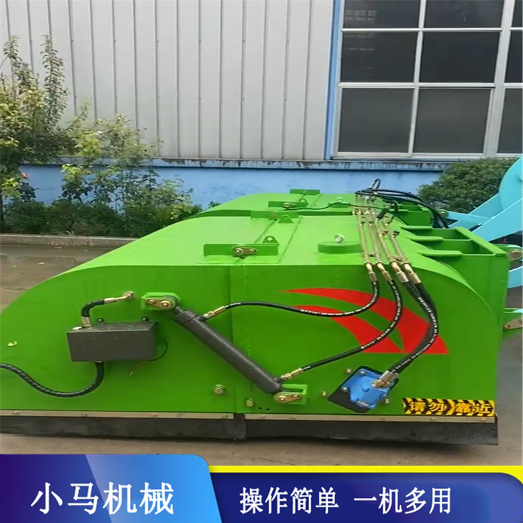 Forklift type sweeping machine engineering sweeping machine residue soil road surface cleaning, sturdy and thickened body