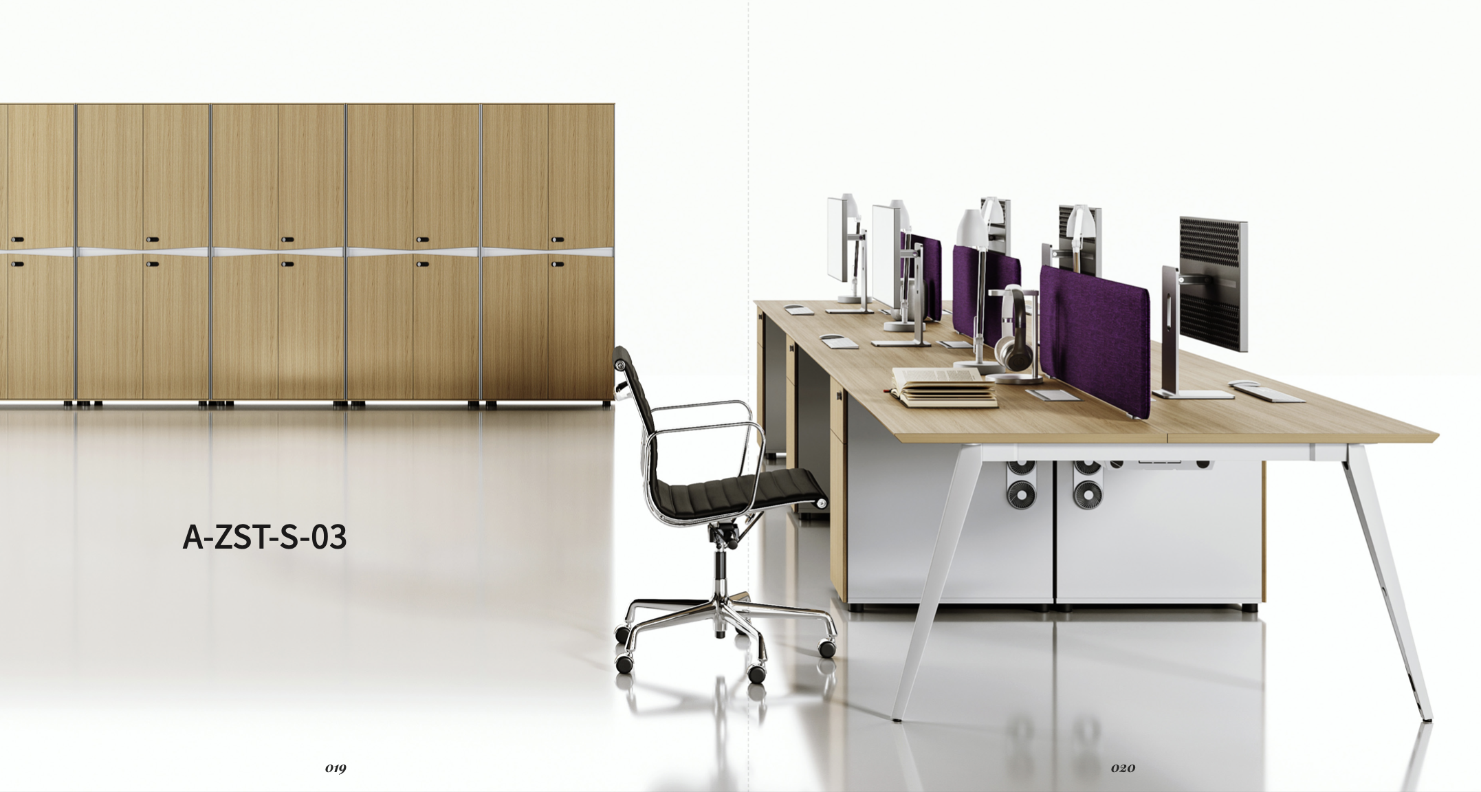 Office modern partition, office desk, employee double seat office desk, finance office desk and chair combination