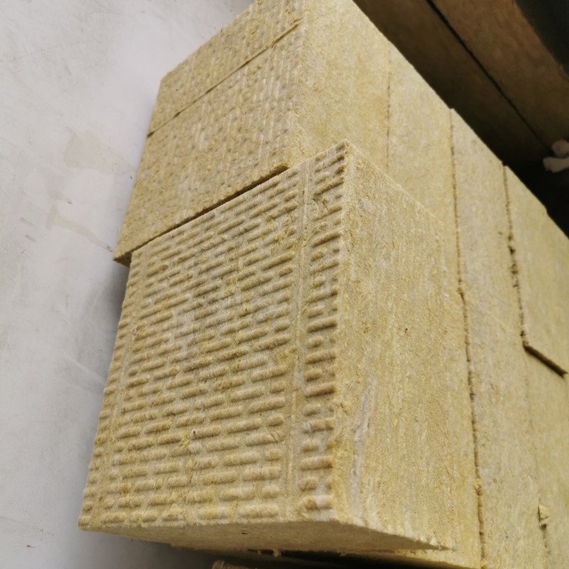 Rock wool board Grade A fireproof exterior wall insulation composite board, indoor interlayer filling partition board