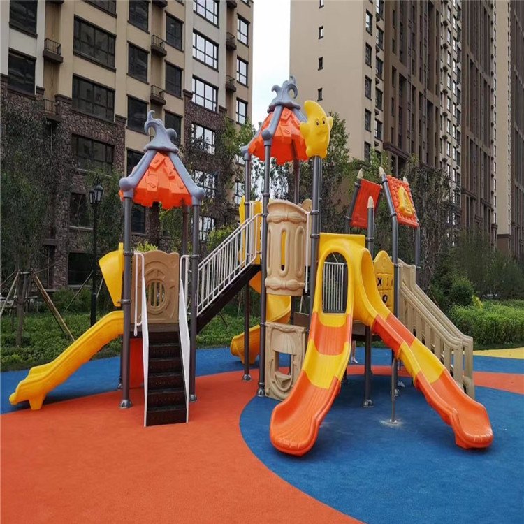 Large stainless steel slide customized outdoor non-standard children's playground unpowered amusement equipment