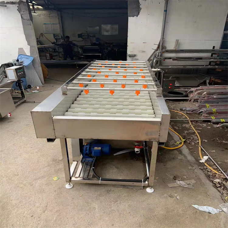 Small Lobster Cleaning Equipment Multifunctional Parallel Roller Cleaning Machine Nine Roller Multilayer Cleaning Machine