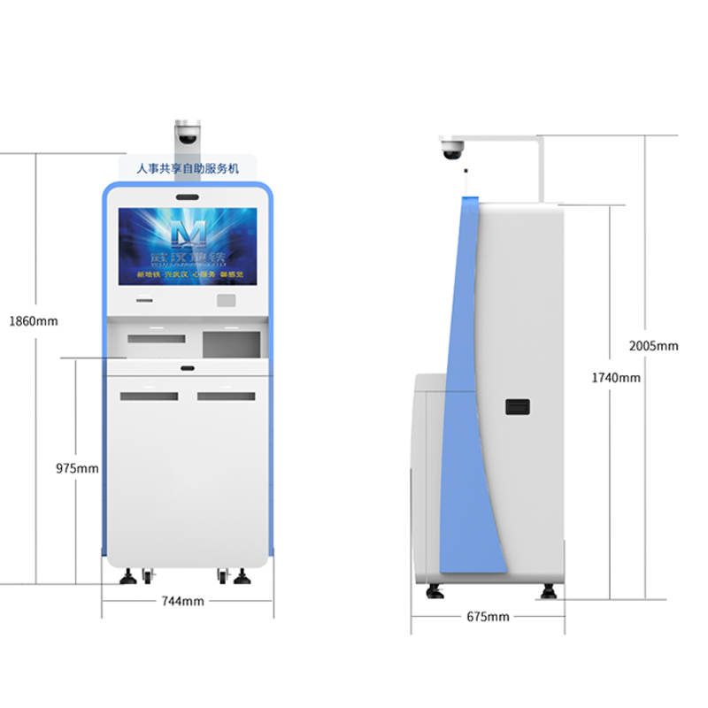 Manufacturer customized self-service terminal, government banking hall, vertical cabinet machine, touch all in one machine, self-service processing machine