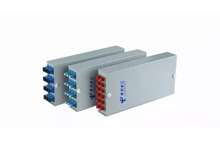 Fiber optic terminal box, 4-core, 8-port fiber optic junction box, telecom grade full configuration coupler, SC/FC/ST/LC tail fiber box