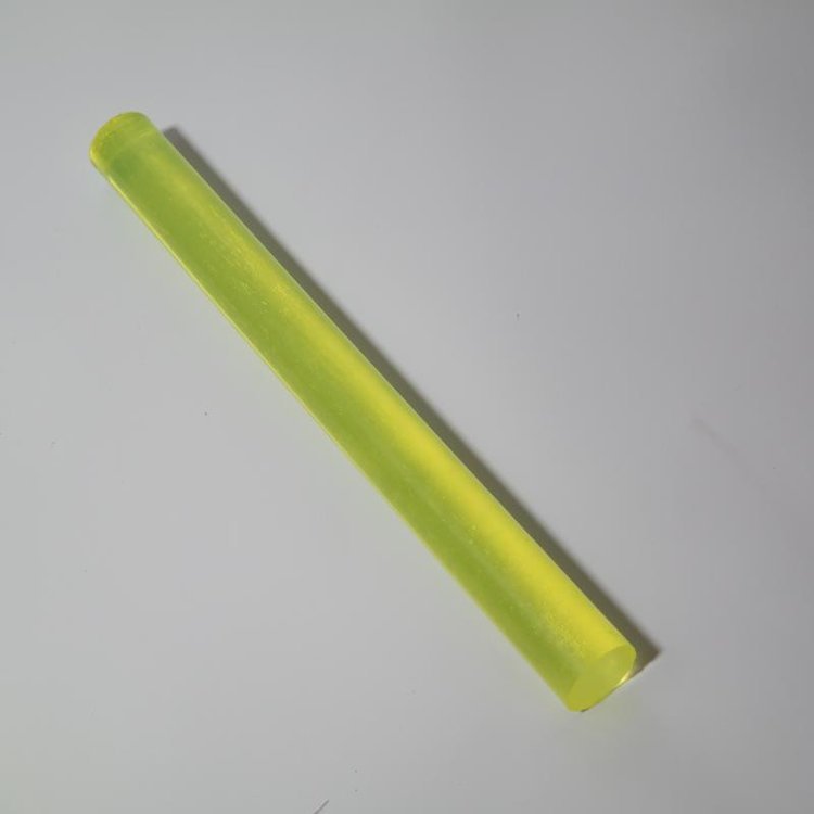 PU Uni Stick Polyurethane Stick Yellow Cow Rib Stick Solid Rubber High Elastic, Wear Resistant, and Shock Absorbing