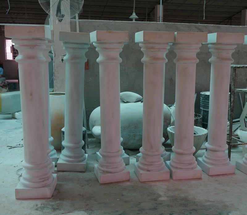 European style Roman column GRC material GRC building component customized manufacturer Haifuda