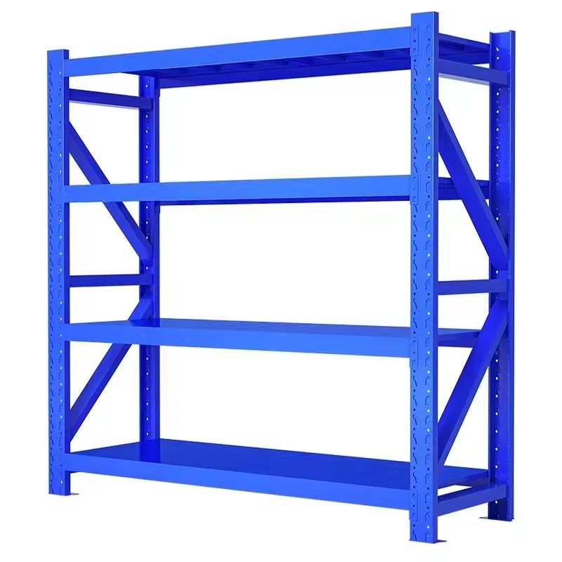 Storage rack, multi-layer storage rack, crossbeam type storage rack, cold-rolled sheet layer height adjustable warehouse iron rack